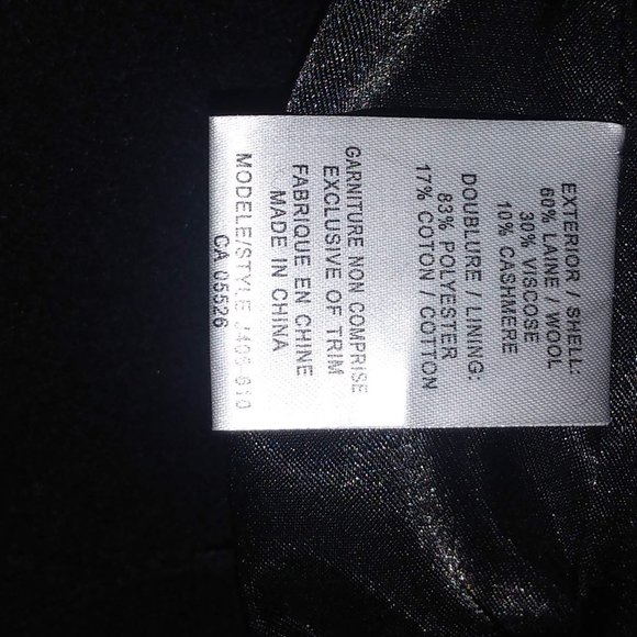 MAKSA Wool Cashmere Coat NWOT Sz. 14 - Picture 6 of 9